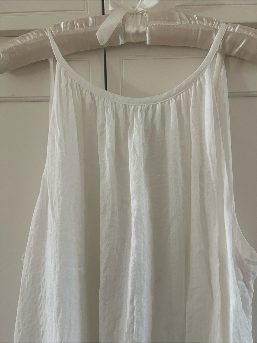 Jenni Kayne White Drift Maxi Dress Sz Large - Picture 8 of 14